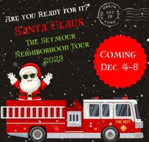 Santa visits Seymour neighborhoods this week