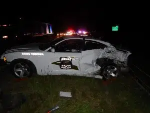 State trooper injured in Friday night I-65 accident