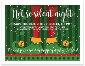 Downtown comes alive with 'A Not So Silent Night'