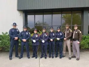 Bartholomew Co. officers pay respects