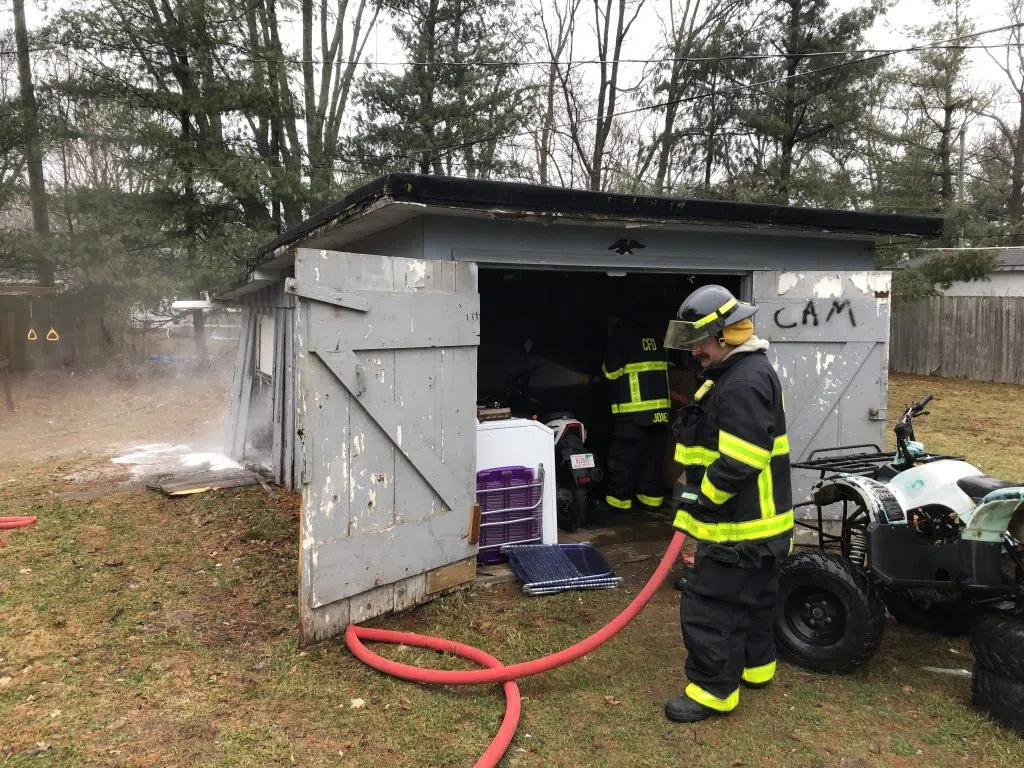 CFD extinguishes storage building fire