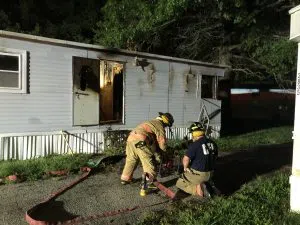 Fire claims vacant mobile home