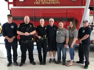 Man thanks life-saving first responders