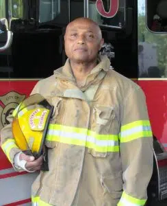 Columbus firefighter Allman promoted