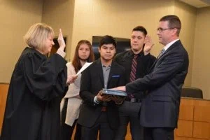 Greenwood city officials sworn in