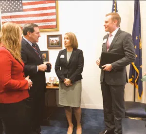 Creekside school counselor at White House