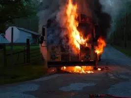 UPDATE: BCSC school bus catches fire, nobody injured