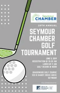 Registration continues for Seymour Chamber Golf Tourney