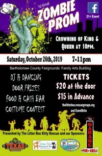 Zombie Prom readies for the weekend