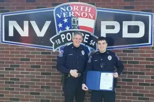 Son follows dad's footsteps at NVPD
