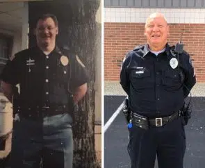 Hope police officer retires