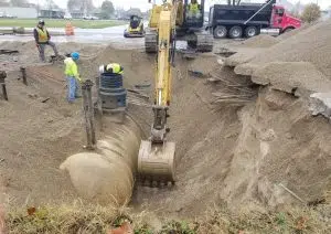 Former Second Street gas station is torn down