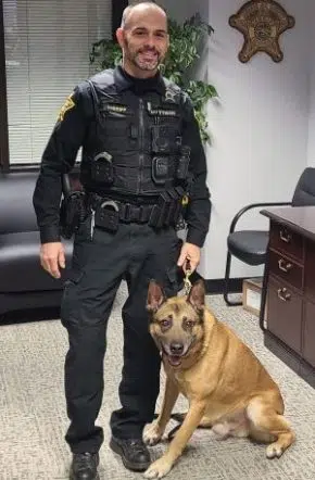 Johnson County Sheriff's Office K-9 Nitro retires