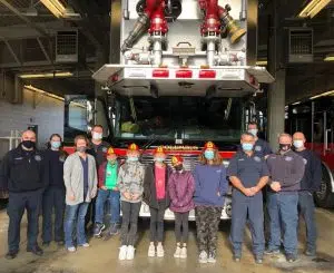 CSA Lincoln students learn about firefighting