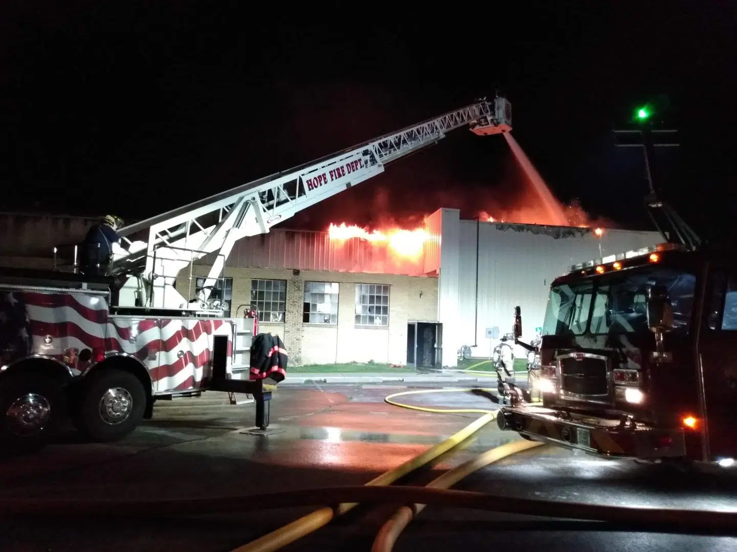 Old Hope gym destroyed by fire
