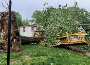 Severe storms cause damage in Columbus and surrounding area