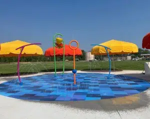 Spray park opens at Youngs Creek
