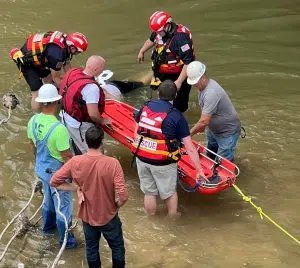 Man rescued from Clifty Creek
