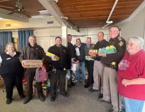 'Pack-A-Patrol-Car' delivered 6,000 pounds of food