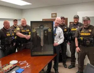 Myers spends last day at sheriff's office