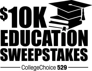 $10,000 to be awarded in CollegeChoice 529 Savings Plans Education Sweepstakes