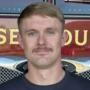 Seymour firefighters grow mustaches for Schneck Cancer Center