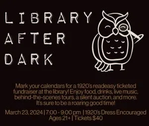 Bartholomew County Library announces 'Library After Dark'