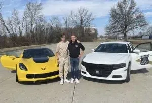 Trooper meets European pair on I-65