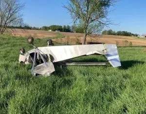 No injuries as plane crashes in Columbus