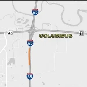 One I-65 southbound lane closes Sunday