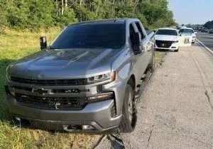 Trio arrested after 70-mile, 5-county chase on I-65