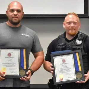 2 Seymour police officers receive state’s “Medal of Valor’ award