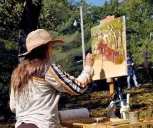 Watch artists at work during Great Outdoor Art Contest