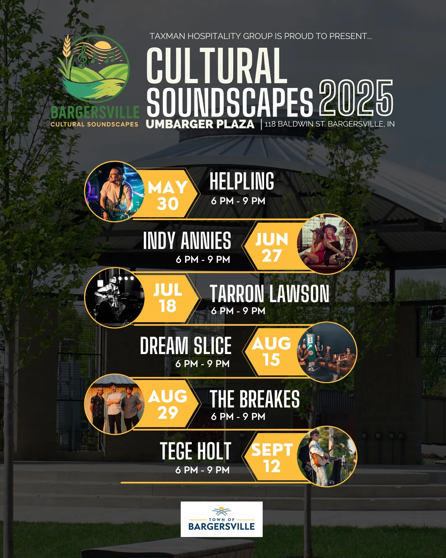 Town of Bargersville announces summer concert series