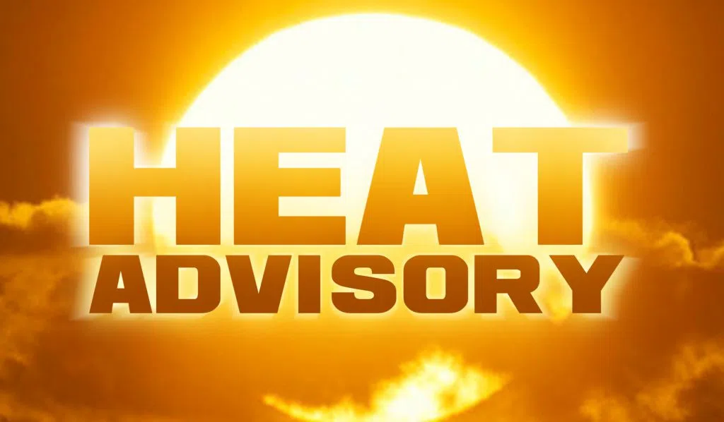 Heat Advisory extended through Friday