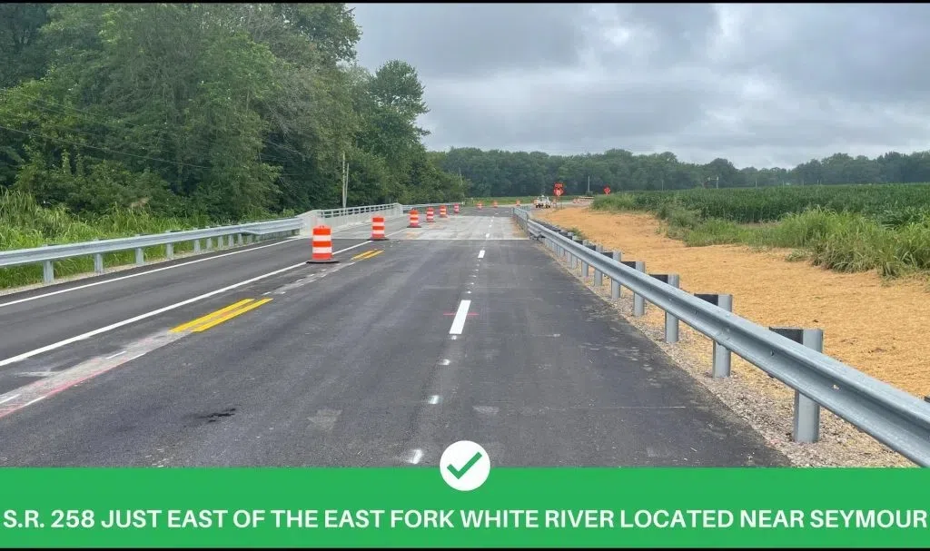 INDOT continues bridge rehabilitation on S.R. 258 in Jackson County