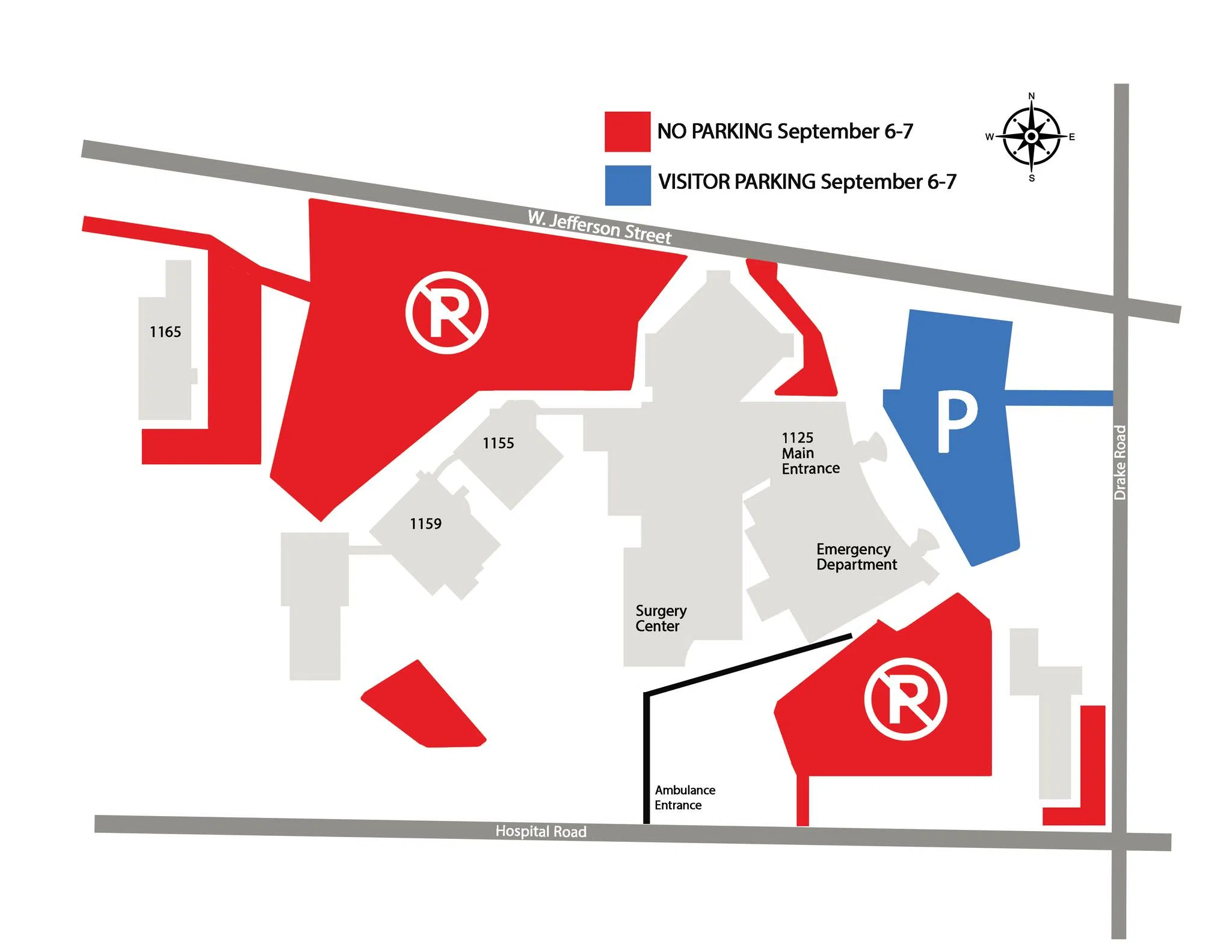 Johnson Memorial Health continues parking lot work this weekend