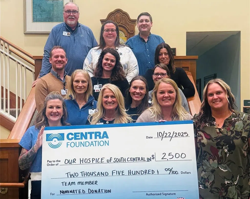 Our Hospice receives $25K donation from Centra