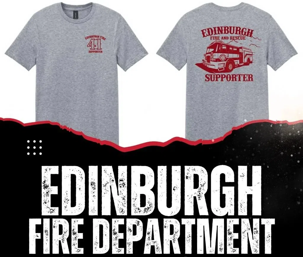 Edinburgh Fire Department sells t-shirts for 'Good Cheer Fund'