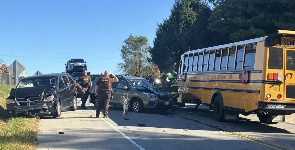BCSC bus involved in crash after school on Monday, one student hurt