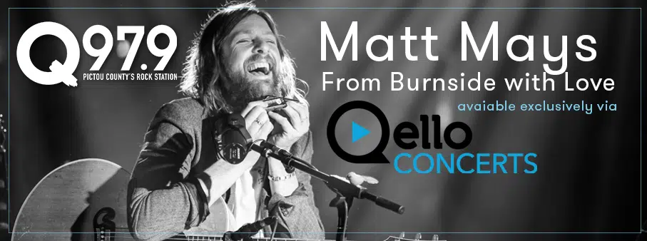 Quello Concerts Presents: Matt Mays “From Burnside With Love”