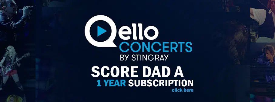 Fathers Day Quello Concerts by Stingray GIVEAWAY