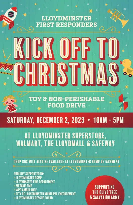 Lloydminster First Responders "Kick off to Christmas"