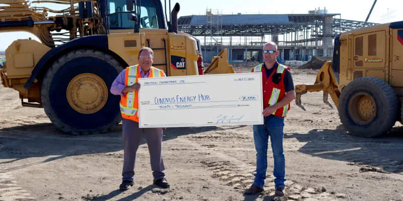 Precision Contractors invest in Lloydminster's future with Cenovus Energy Hub sponsorship