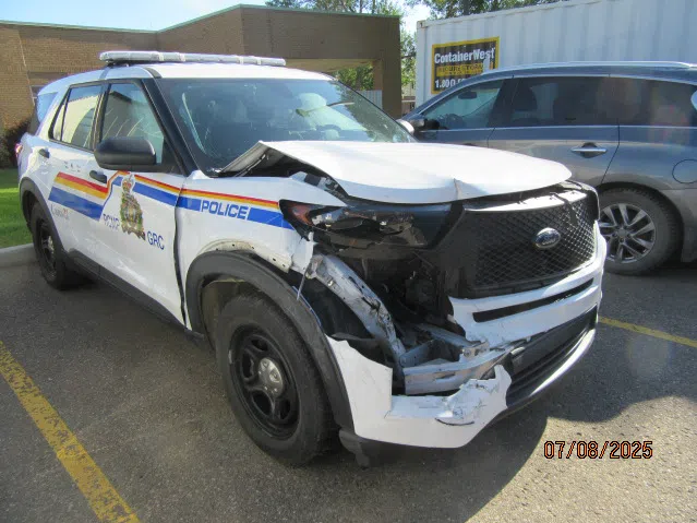 Lloydminster RCMP investigates collision involving police vehicle