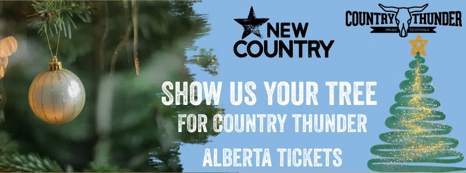 Christmas Tree for Country Thunder Alberta!