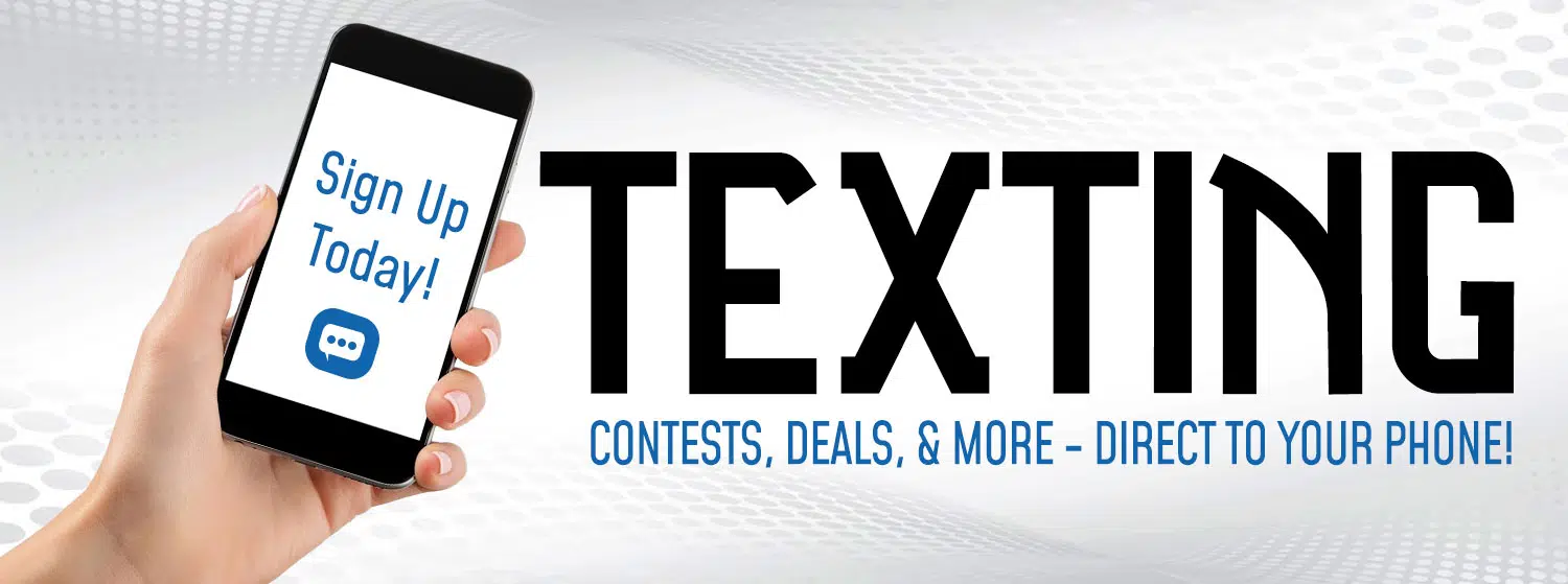 Texting - Sign Up Today!
