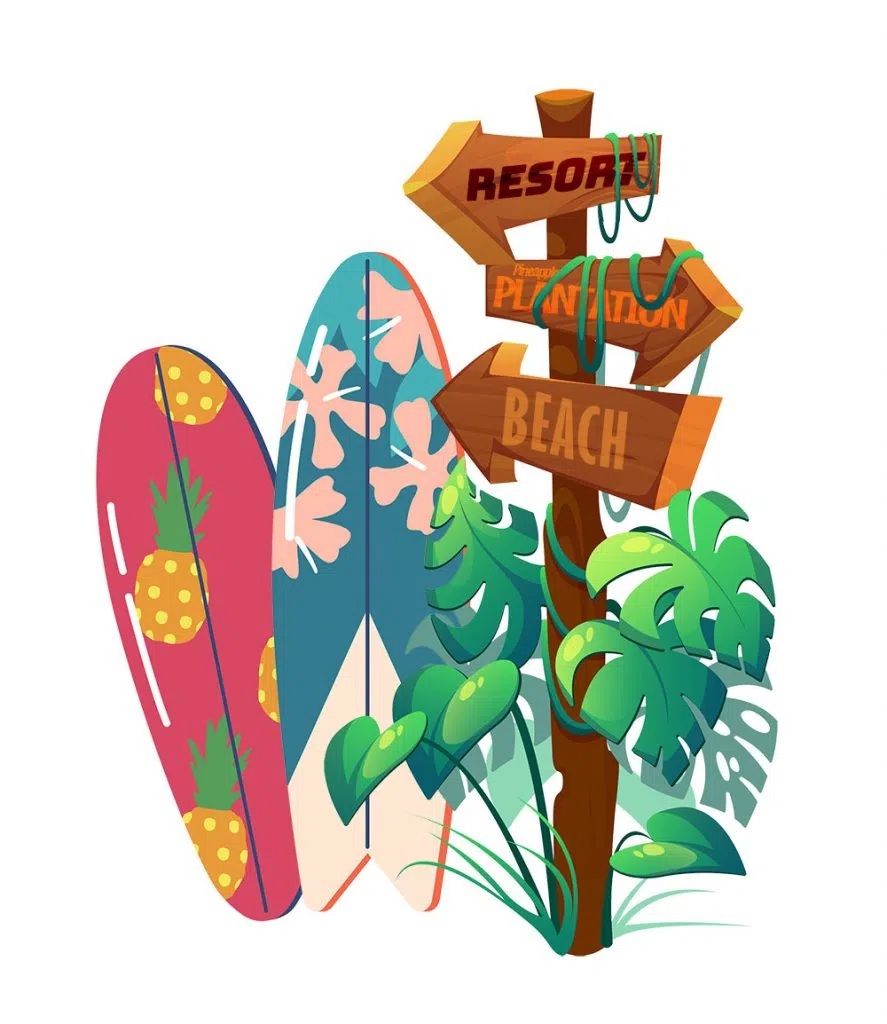 signpost decorative element