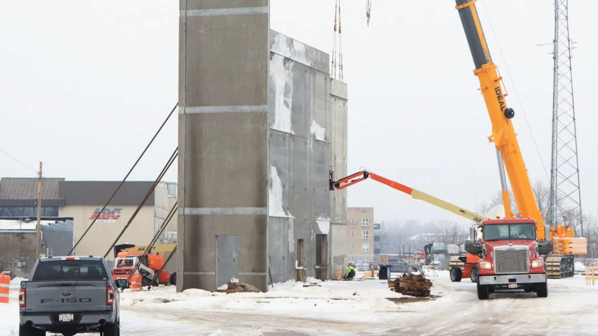Construction Milestone for John & Carolyn Sonnentag Archive Center