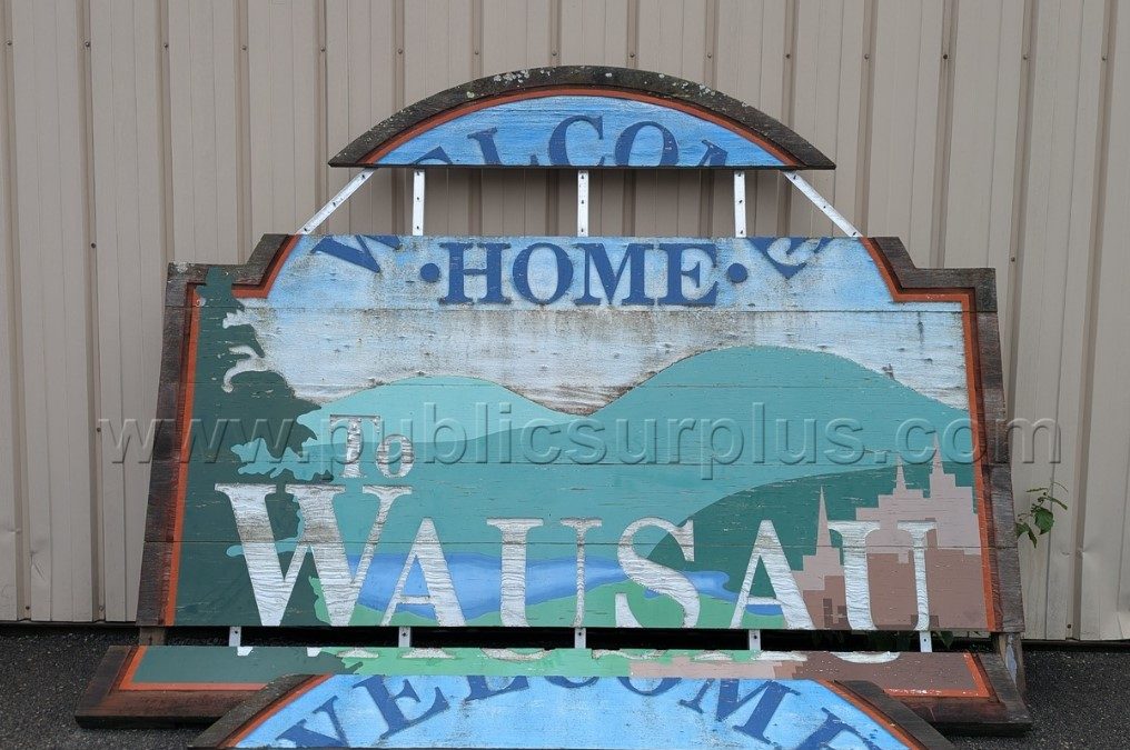 Auction Opens for ‘Welcome Home to Wausau' Sign